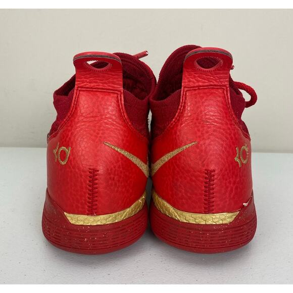 Nike KD iD XI 11 red mesh mid athletic basketball sneakers shoes AT8632-993, 8 main image 7